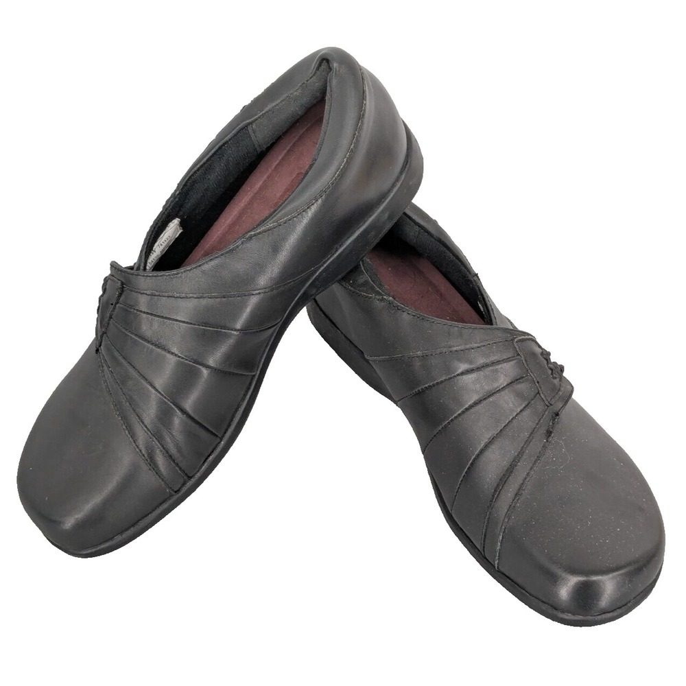 Air Supply Plus Womens Shoes 11W Black Leather Upper "Like Walking On Air"